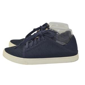 Olukai 20379 Dede Pehuea Li Navy Lace Up Sneakers Women Sz 8